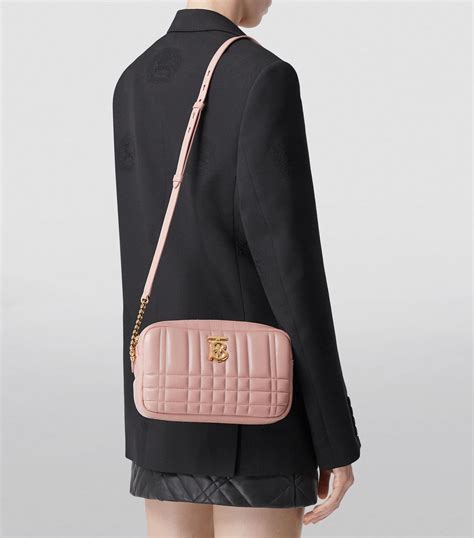 burberry quilted chain strap shoulder bag|Quilted Leather Small Lola Camera Bag in Black .